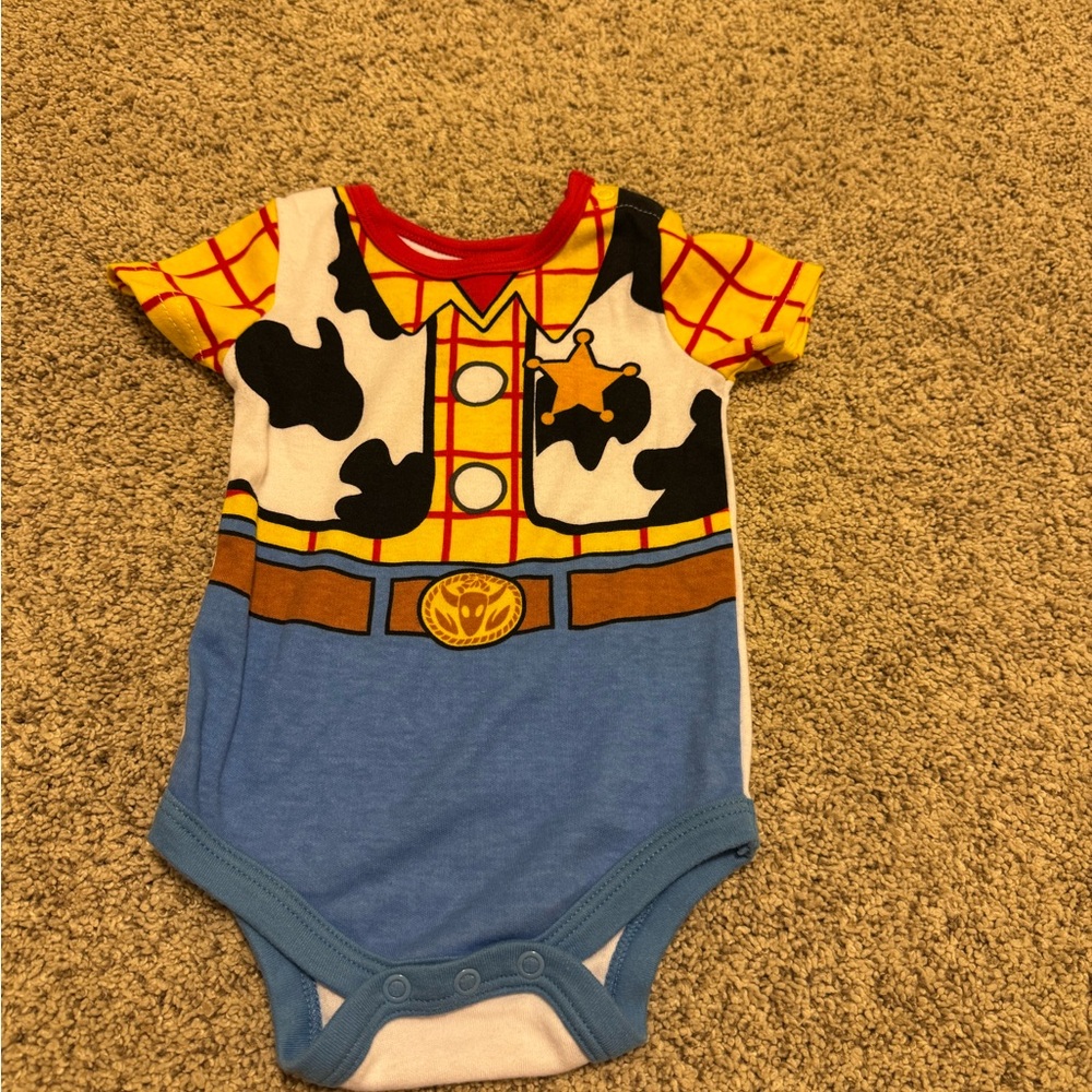 Disney Yellow and Blue Bodysuit One Piece
